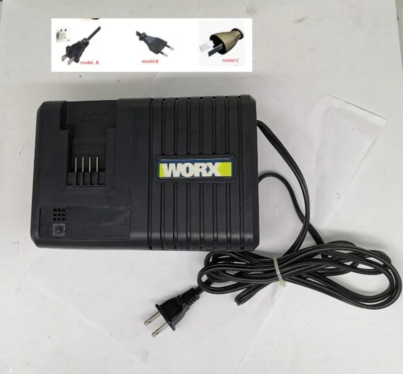 AC100-240V Зарядное устройство WA3922 для WORX-WA3867 WA3861 20V 6A WU175 WU175.1 WU278.1 WU677 WA3563 WA3564 WA3567 WA3570