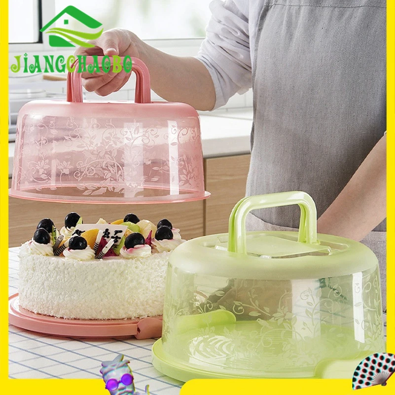 8 Inch Portable Cake Box Wedding Carriage European cake box creative birthday Baby Baking Tools | Дом и сад