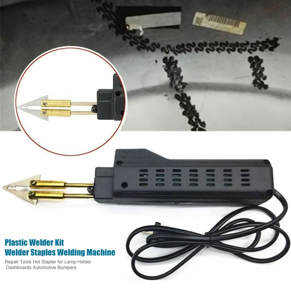 

Plastic Welder Kit Welder Staples Welding Machine Repair Tools Hot Stapler for Lamp Holder Dashboards Automotive Bumpers