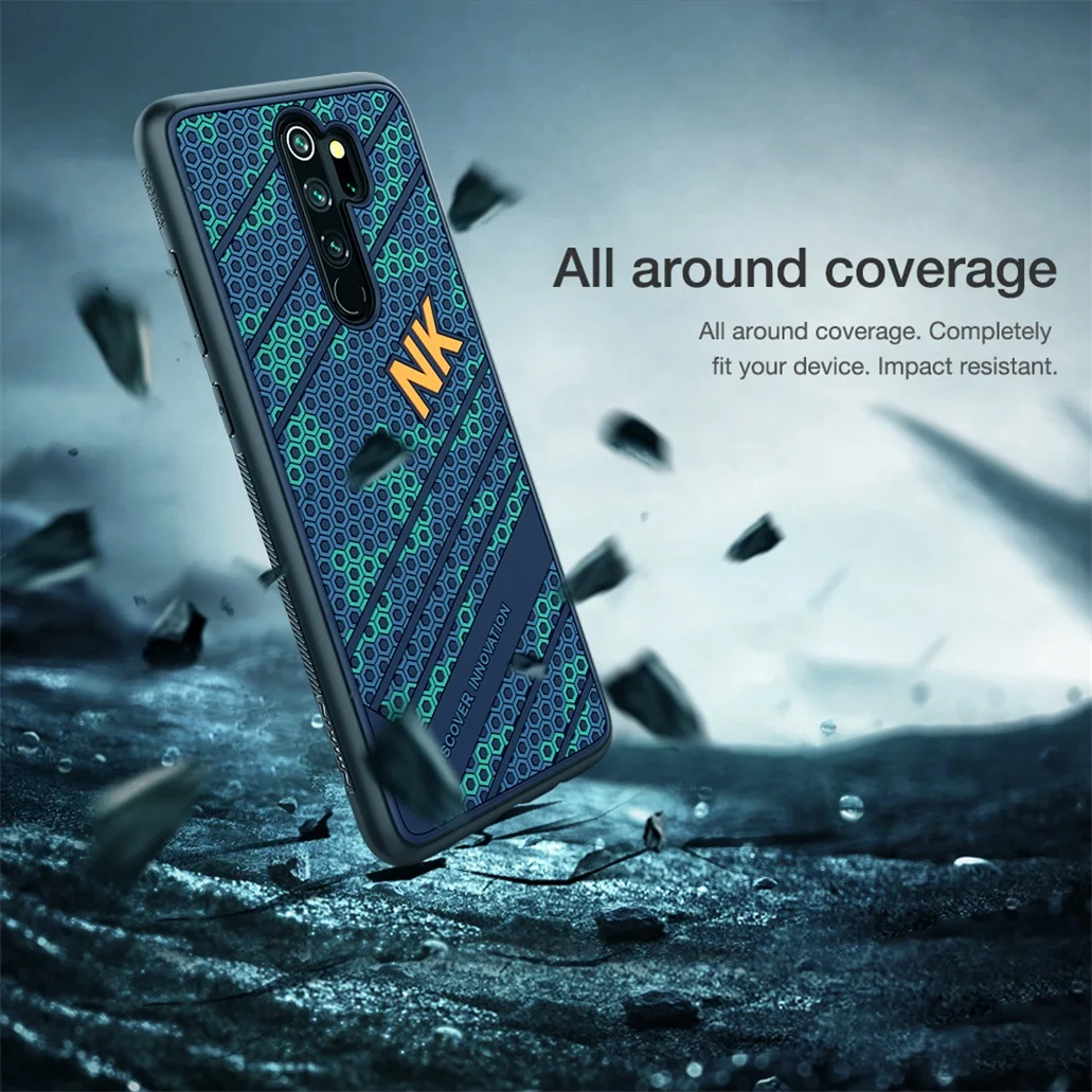 Чехол для Xiaomi Redmi Note 8 Pro, чехол NILLKIN Striker, чехол, 3D текстура, ТПУ, силиконовая Мягкая задняя крышка для Xiaomi Redmi Note8