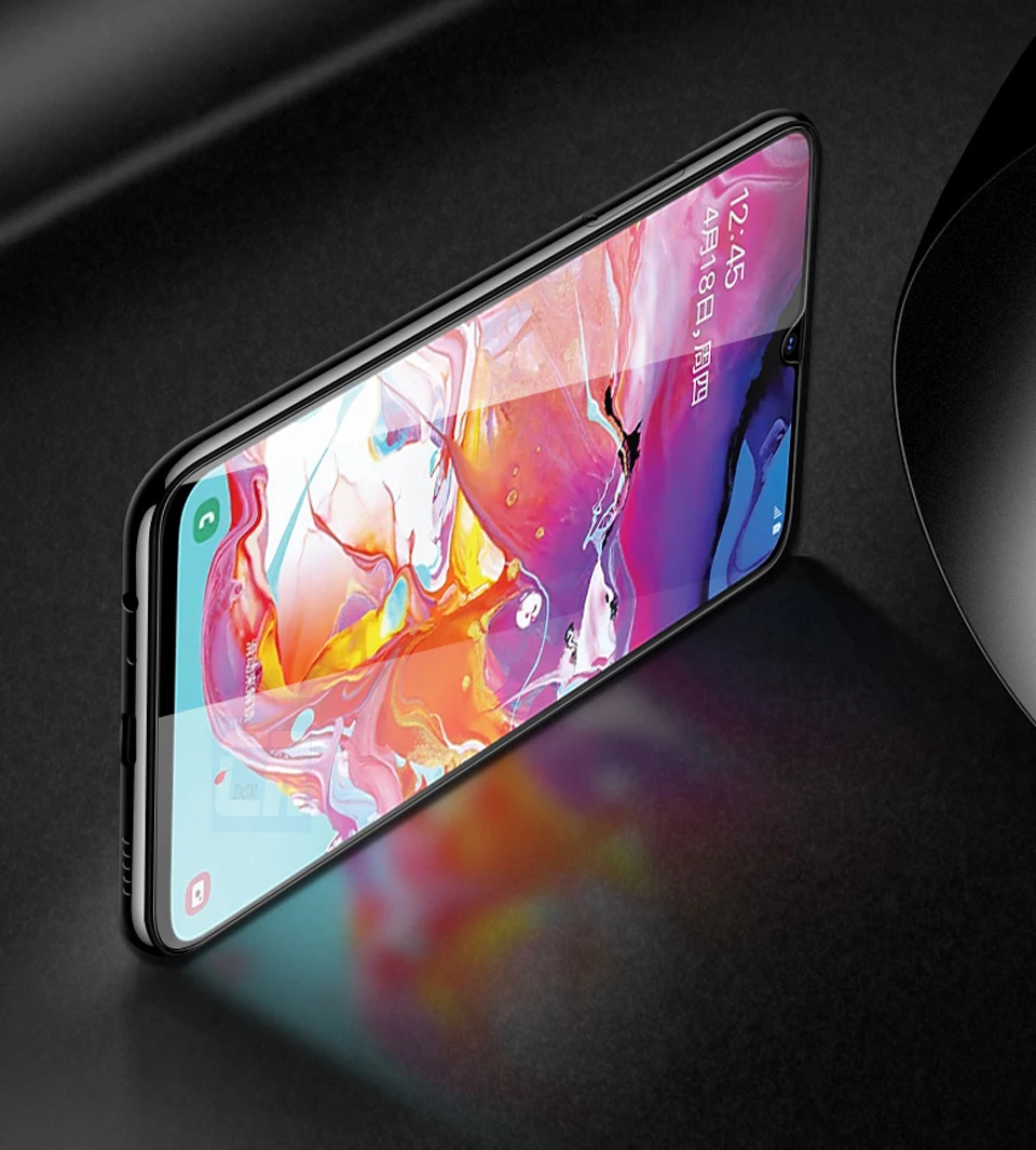 2 шт. HD из закаленного высокопрочного стекла Стекло для samsung Galaxy A90 A80 A70 A60 A50 A40 A30 A20 M40 M30 M20 анти-фиолетовый светильник Экран протектор