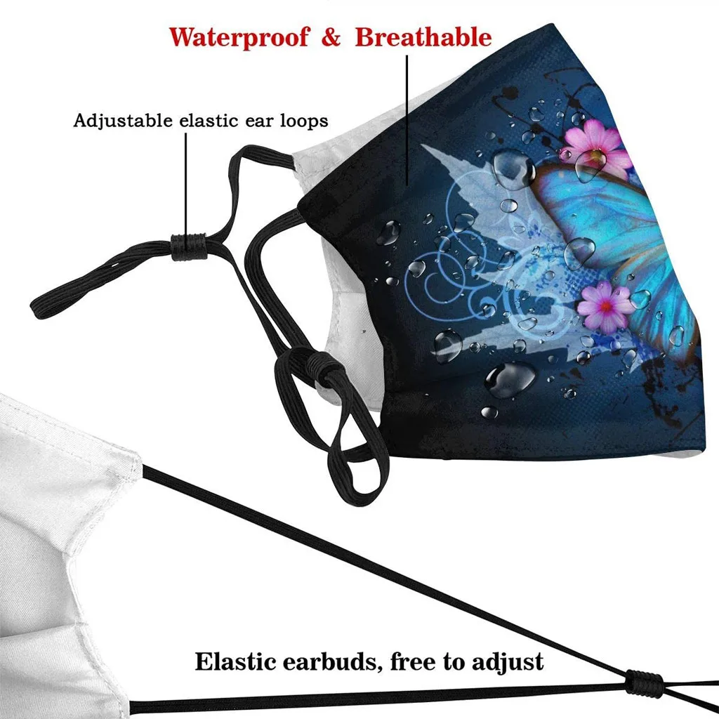 

Unisex Protection Printed Mask For Dust Outdoors Sports Mouth Cover Designer Face Cover Comfortable Mascarillas