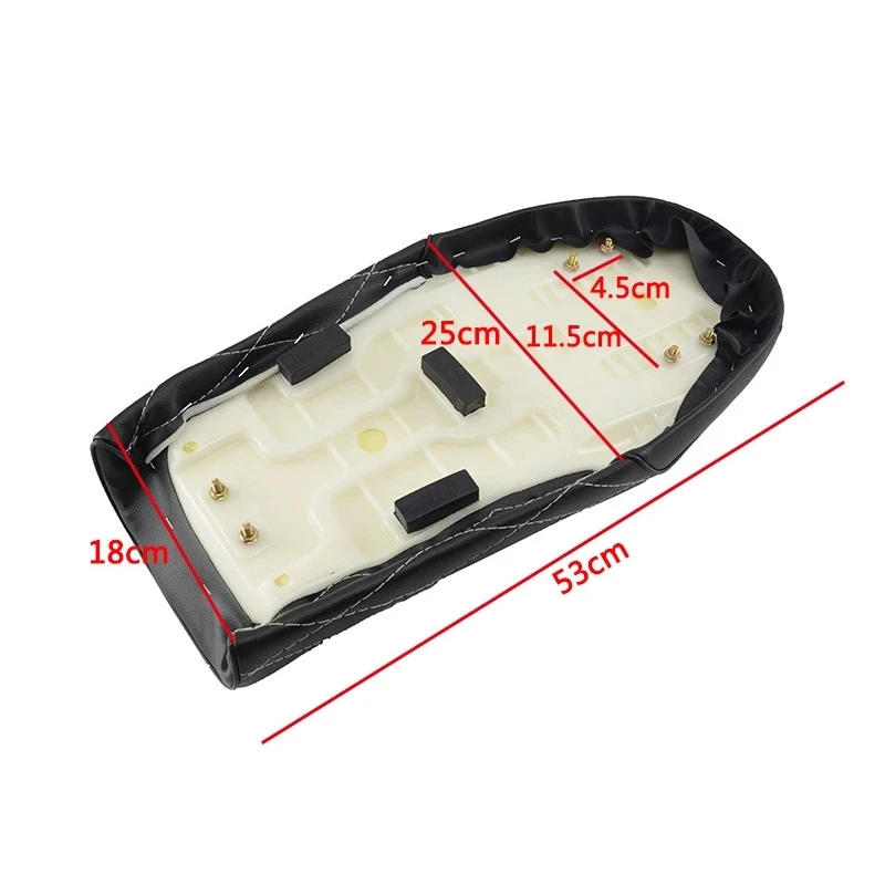 2 вида цветов Ретро сидений на заказ мотоцикл Cafe Racer Винтаж Замена горб седло