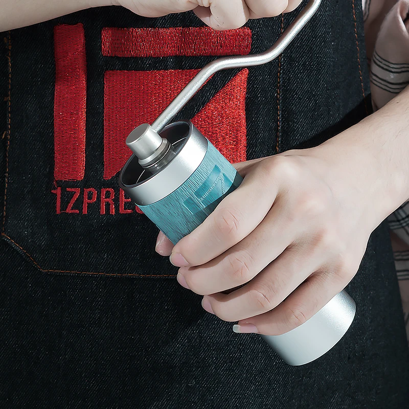 Ручная мини кофемолка 1zпрессе Q2 портативная кофейная мельница 5/6 ядер заусенцы