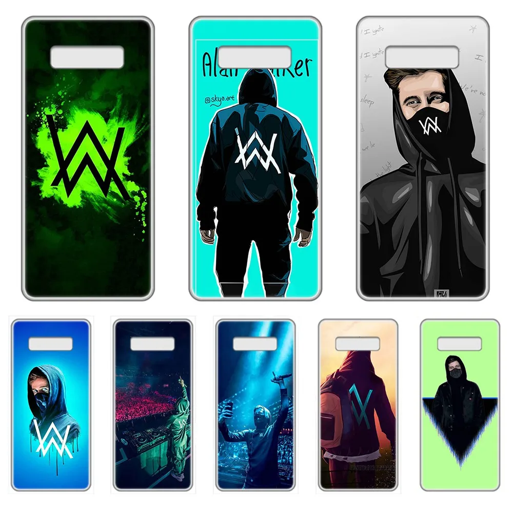 Прозрачный чехол DJ Alan Olav Walker для SamSung Galaxy S 7 8 9 10 11 20 a 20e 50 51 70 71 Plus Edge Ultra|Бамперы| |