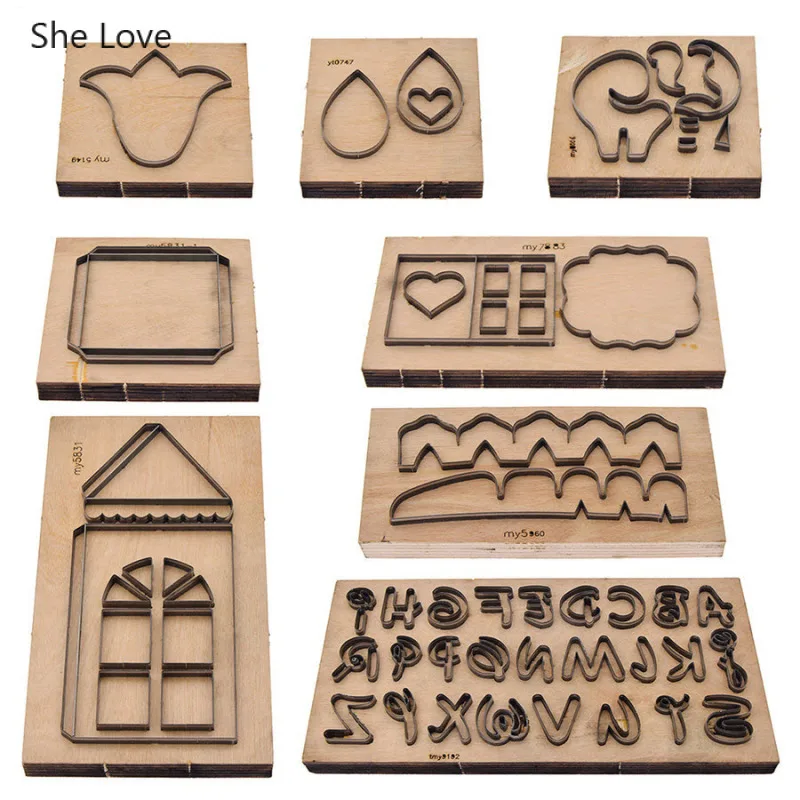 Металлическая квадратная форма для вырезания букв алфавита chzimad кожаного