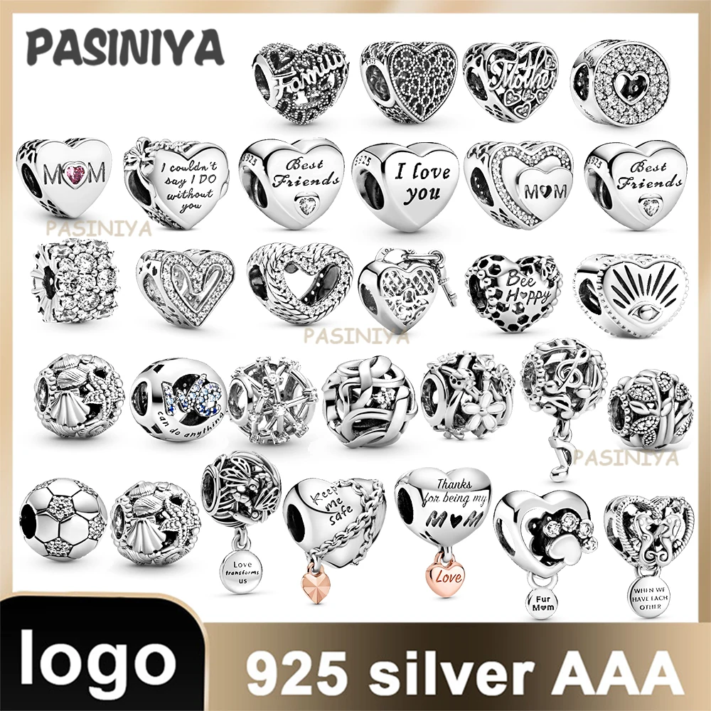 

Женский браслет-подвеска из серебра 100% пробы с камнями