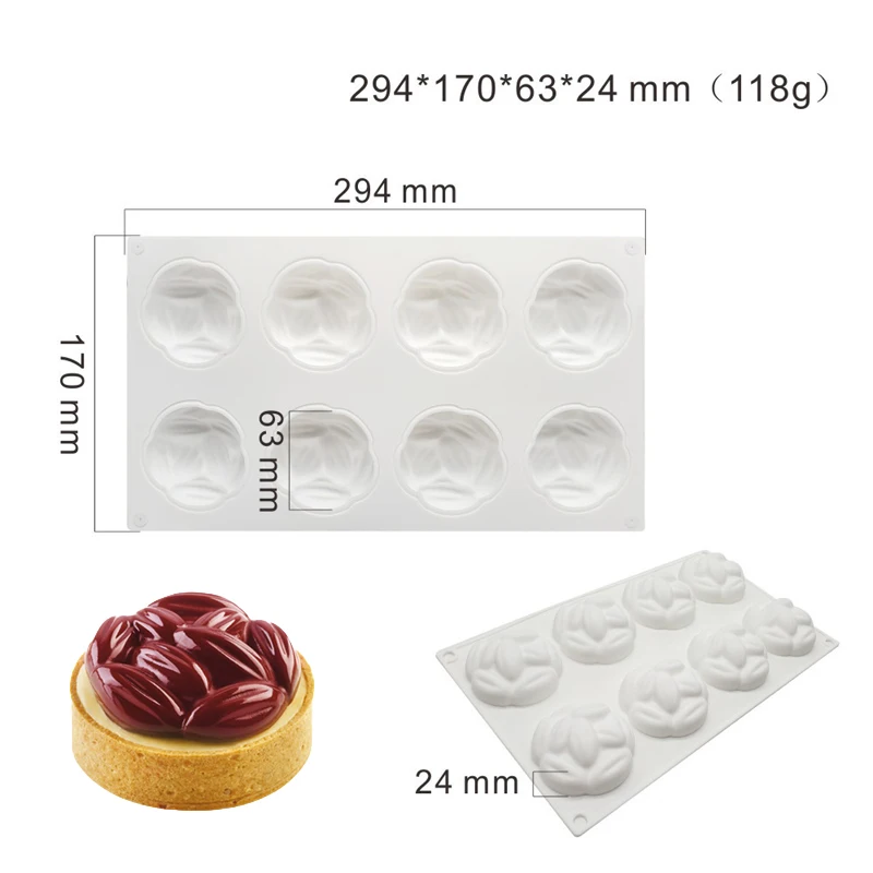 Силиконовая форма для Мусса Meibum мусса торта Кондитерские кольца кексы
