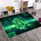 Свинцовый ковер для биткоинов, коврики для гостиной, спальни, мягкие противоскользящие напольные коврики, домашний декор