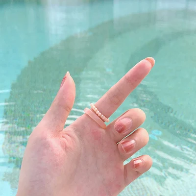 AOMU 2021 Винтажные серьги кольцо комплект весна зима Из Кореи Красочные хрустальные