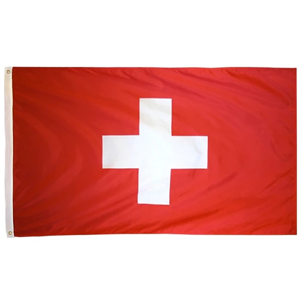 

90x150cm white cross ch che Swiss Switzerland flag