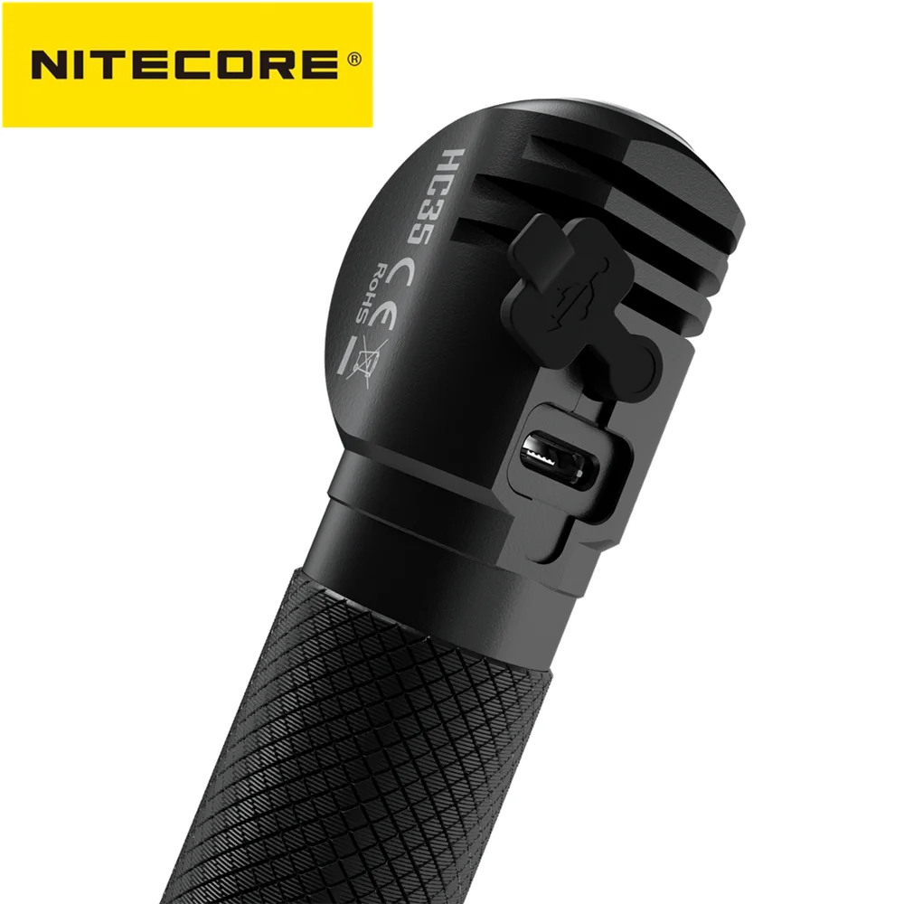 Оригинальный налобный фонарь Nitecore HC35 2700 люмен 4x CREE XP G3 S3 светодиоды следующего