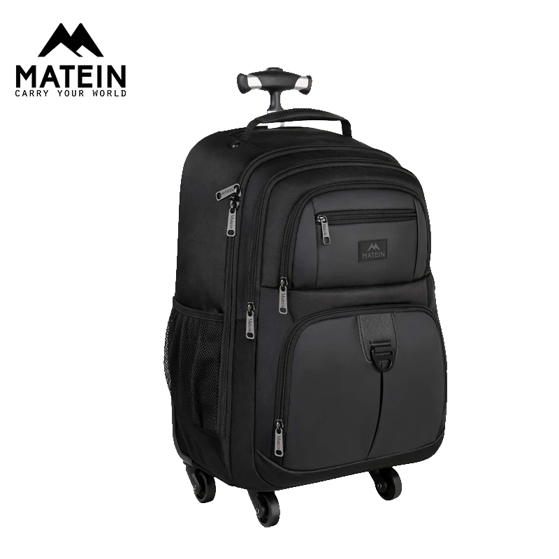 Рюкзак для ноутбука Matein 4 колеса 15 6 дюйма 40 л женщин|Чемодан на колесиках| |