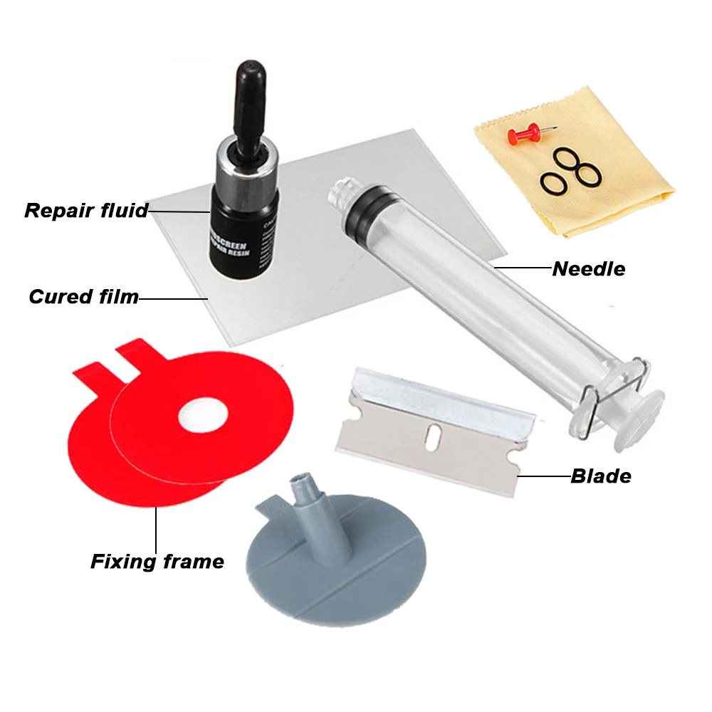 Windshield Repair Kit Glass Car Window Scratch Crack Restore Tool Screen Polishing Styling | Автомобили и мотоциклы