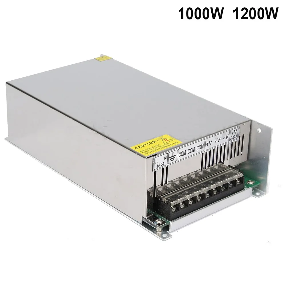 

1000W 1200W 1500W Power Supply Transformer PSU DC24V 12V 36V 48V 60V Driver For LED Strip CCTV Computer Project Radio Printer