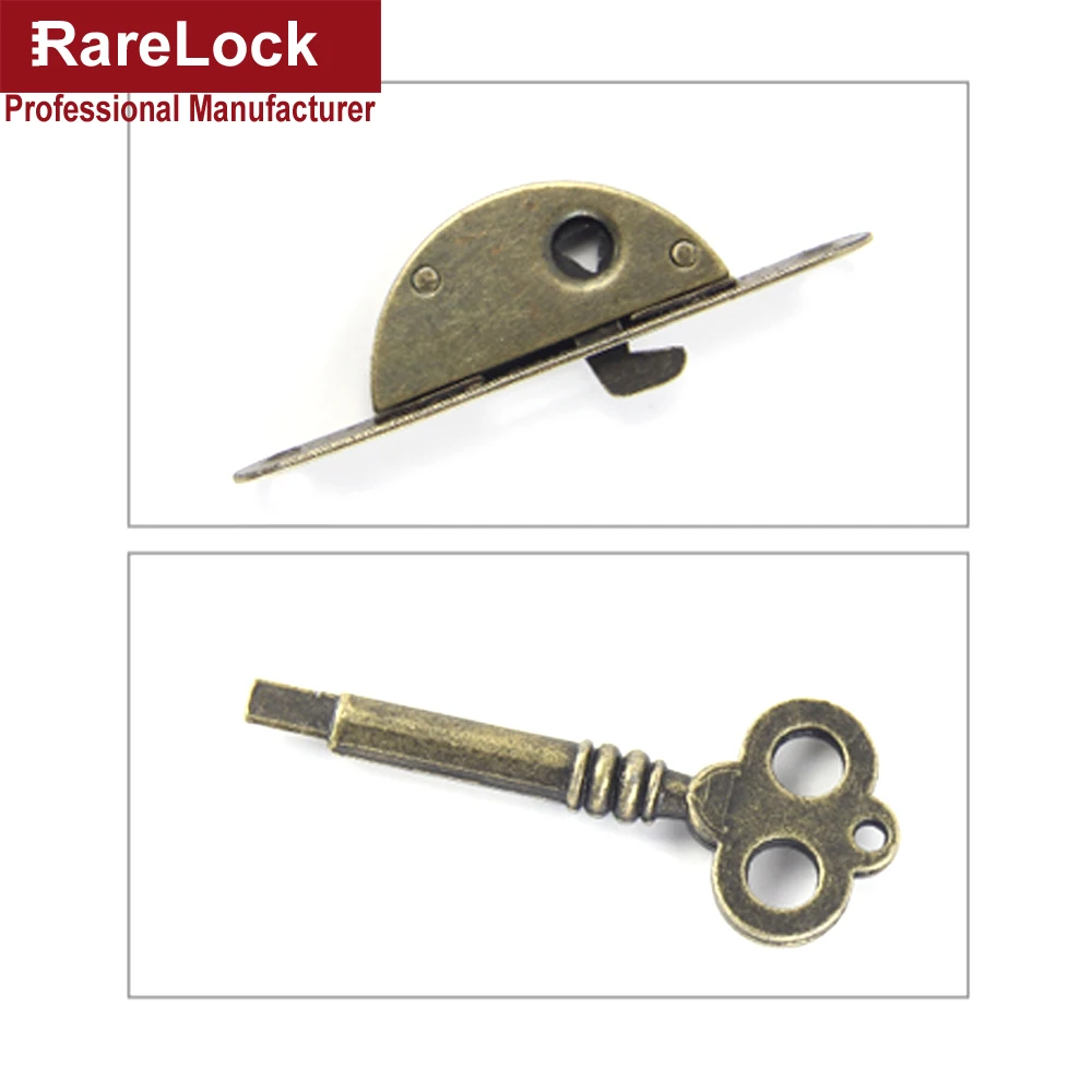 Rarelock античный замок для шкафа для ювелирной коробки деревянный туалетный Чехол для мужчин чехол для книги ящик Подарочная коробка для хранения MMS524 ii