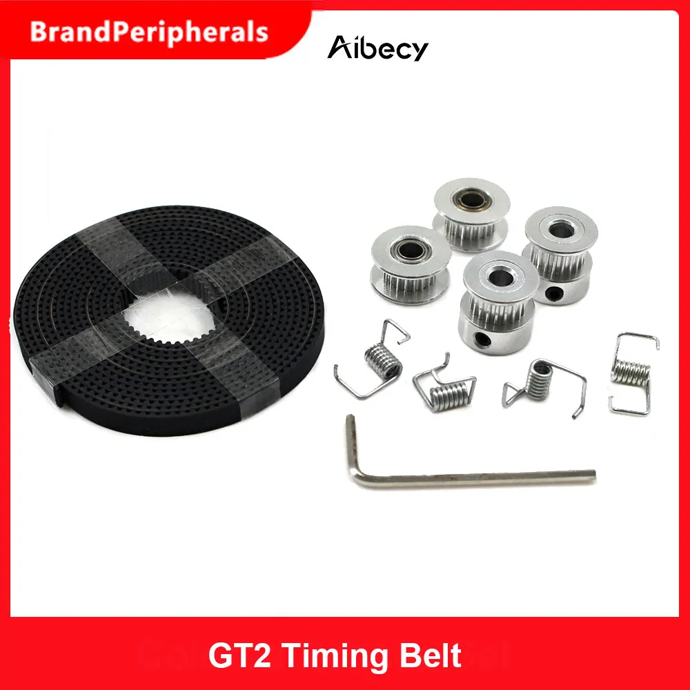 Детали для 3D-принтера Aibecy комплекты аксессуаров колеса с шкивом GT2 20 зубьев