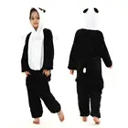 Детские пижамы с животными ползунки панда пижамы милые кигуруми Аниме Мультфильм Косплей Костюм Хэллоуин вечерние комбинезоны