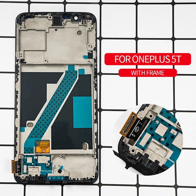 Оригинальный AMOLED дисплей 6 01 дюйма для Oneplus 5T 1 + A5010 сенсорный ЖК с рамкой сменный