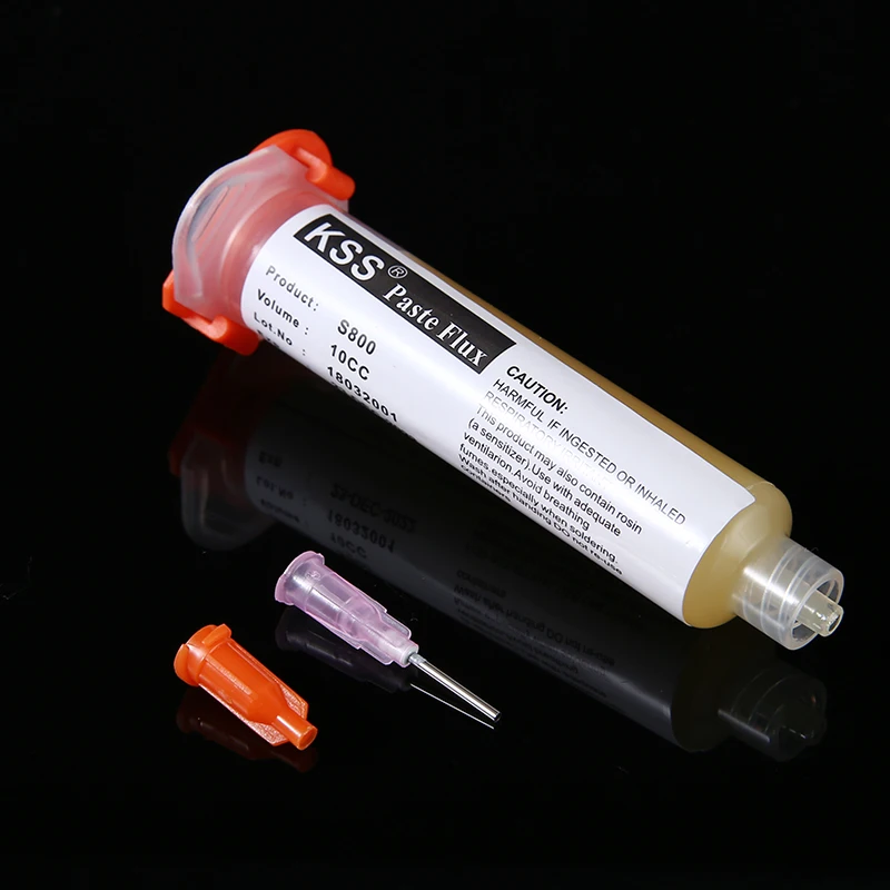 

1 Tube SMD BGA Welding Fluxes With Needle 10CC Solder Paste Flux Solder Flux Soldering Iron Circuit Board Repair Tool