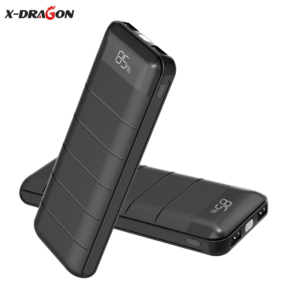 Внешний аккумулятор для телефона с ЖК-дисплеем и двумя usb-портами 15600 мАч зарядное