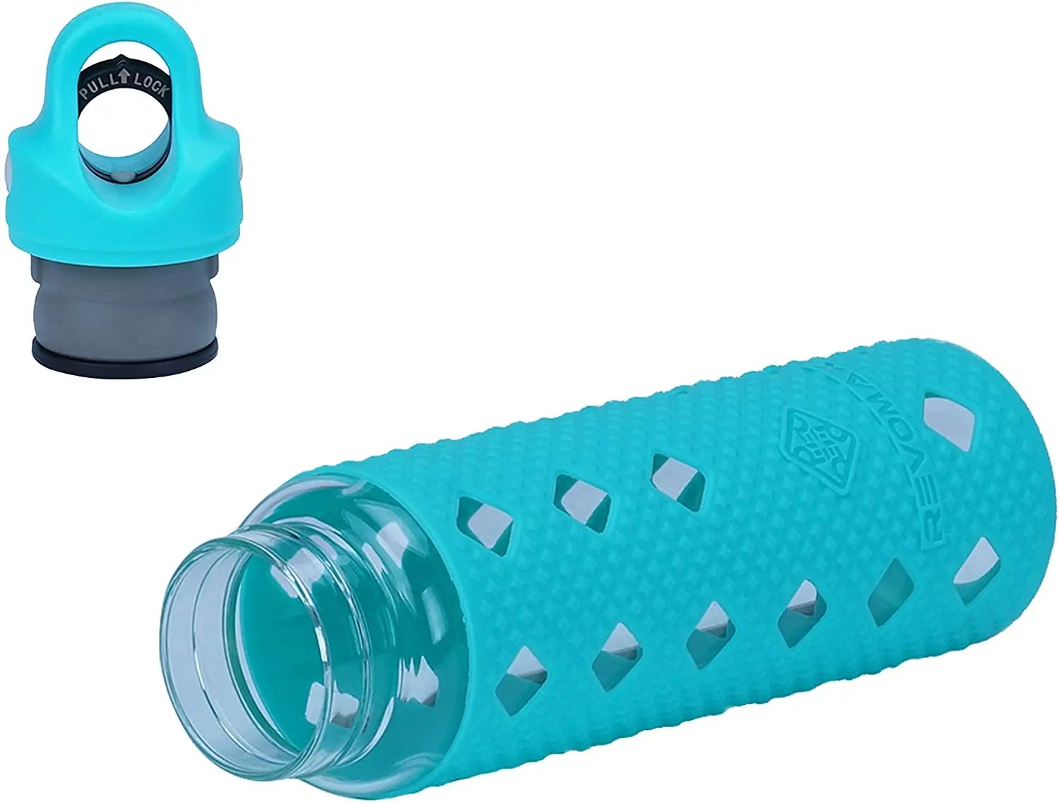 Amonze горячая Распродажа Стекло бутылка для воды с силиконовым рукавом пить воду