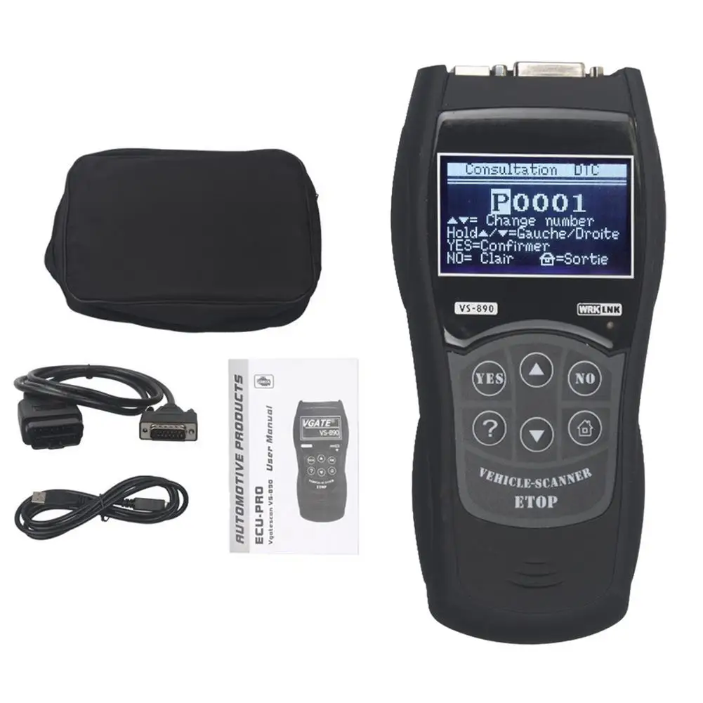 

Multi-Language Car Detector Car Code Reader Enhanced Universal Check Engine Light Diagnostic Scan Tool For Car Engine Fault Cod