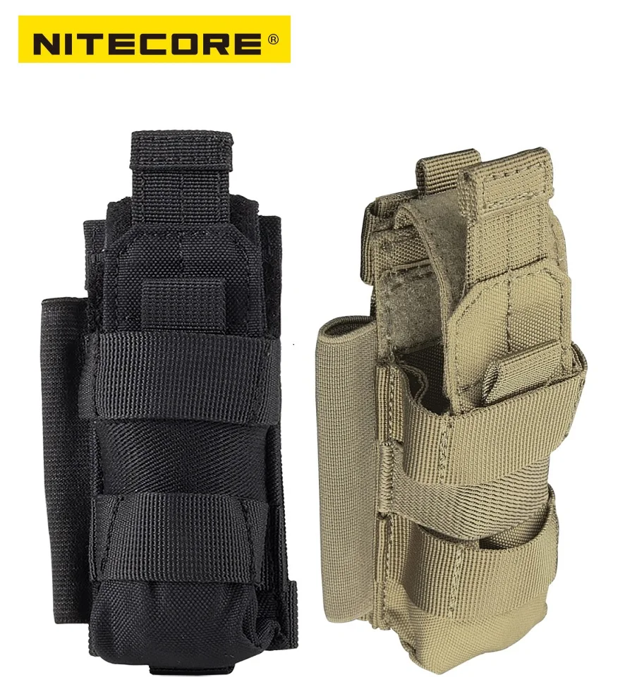 

NITECORE NCP30 Tactical Holster Flashlight Holder Case Pouch 1000D Nylon Professional Outdoor Hunting Equipment 2 COLORS