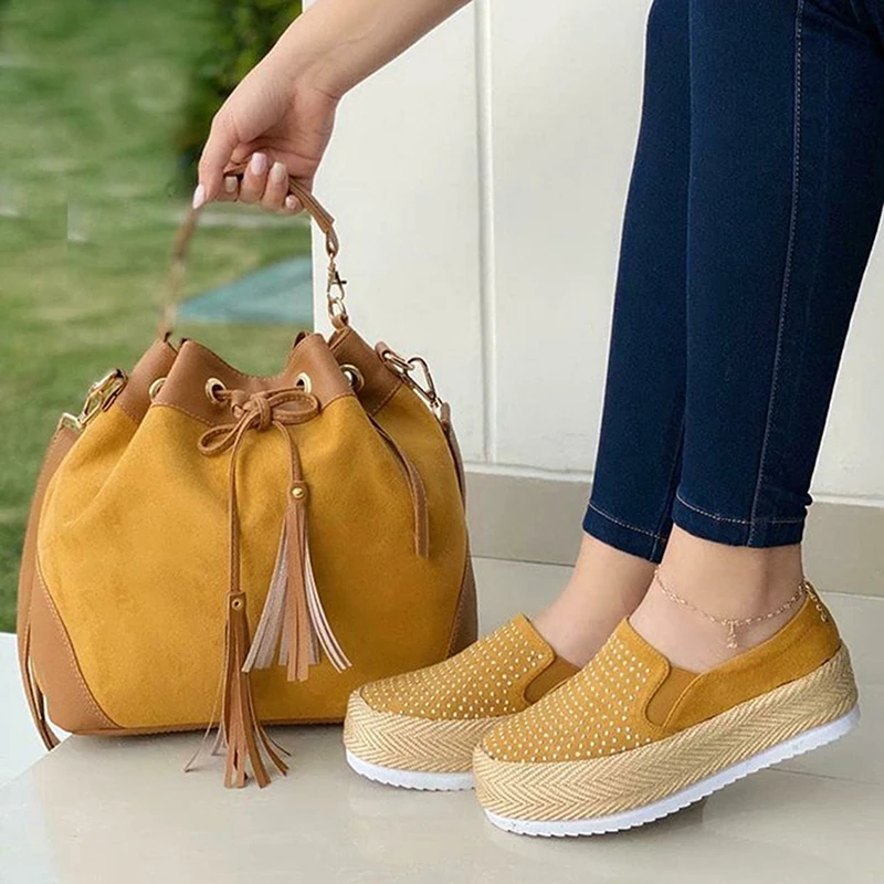 

2021 Women Flats Canvas Shoes Loafer For Female Student Casual Sneakers Shoes New Korean Version Fashionable Comfortable