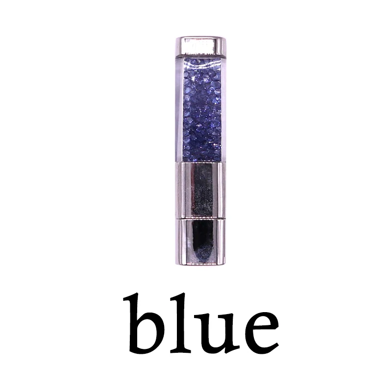 blue Реальная емкость Usb флэш-накопитель 32 Гб 64 ГБ Флэшка кристалл 16 Гб Usb флешка 8 Гб Флешка карта памяти Мода U Диск флеш-накопитель - Цвет: blue