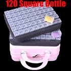 Квадратная бутылка для алмазной живописи, контейнер для инструментов и аксессуаров для вышивки крестиком, 120