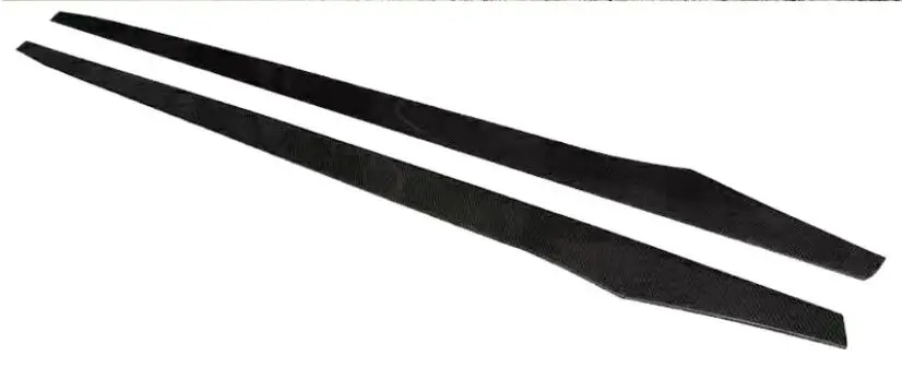 Углеродное волокно переднего бампера v стиля задний бампер диффузор сбоку юбки