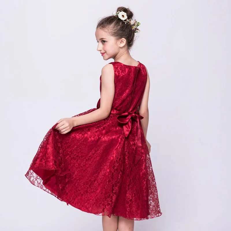 New Summer Baby Girls Dress Princess Bow Toddler Girl Dresses Party And Wedding Kids For 2 8 10 12 Years Prom | Детская одежда и