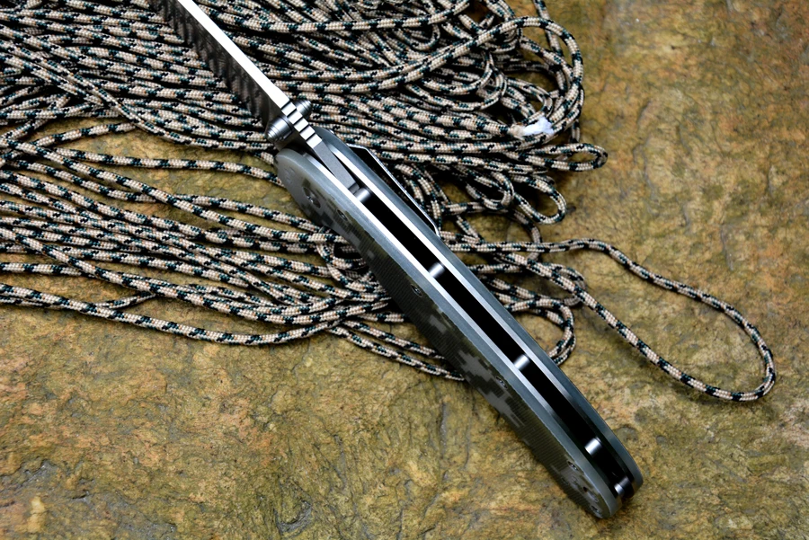 Y-START RAT Модель 1 складной нож для приключений AUS-8 лезвие G10 ручка из углеродного