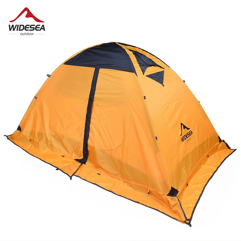 Günstig Widesea Camping Tourist Zelt 2 Person Winter Zelt Doppel Schicht Zelt Reise Wasserdichte Rucksack Trekking Pavillon Im Freien