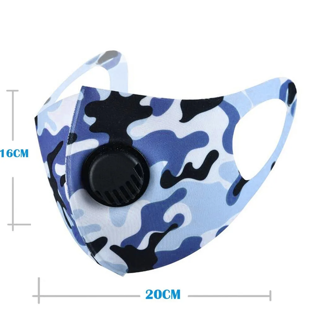 

5PCS Face Mask Bandana Reusable Washable Protection Cover Mascarillas Cool Silk Breathing Masque Facial Mask