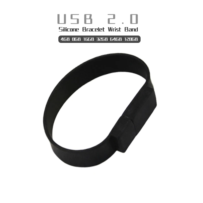 USB флеш накопитель 4 ГБ 8 16 оперативной памяти 32 Гб встроенной силиконовый браслет