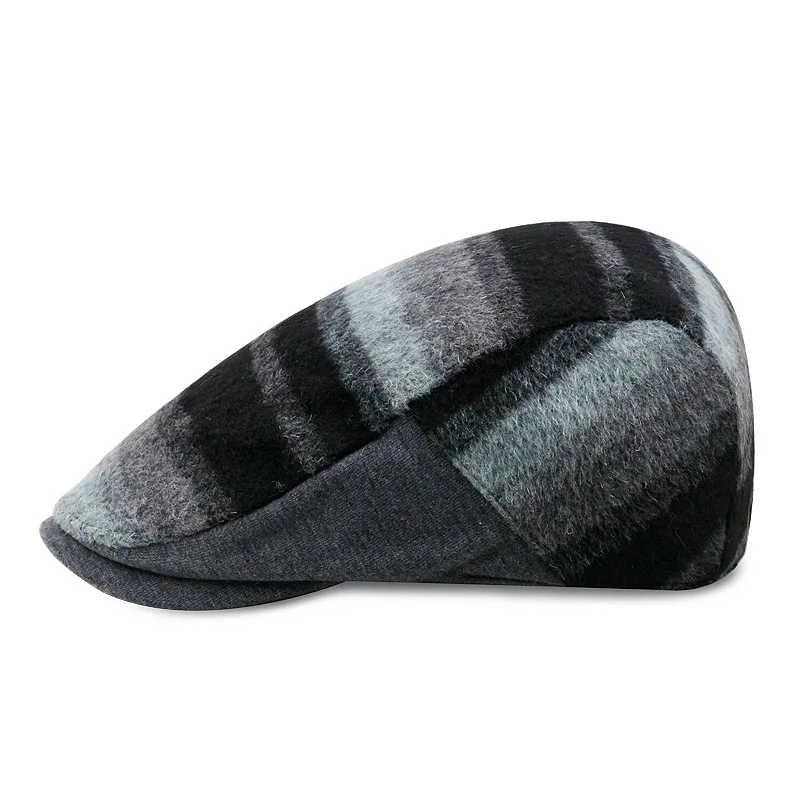 Новинка 2021 шерстяная шапка для мужчин и женщин зимы ретро-берет восьмиугольные