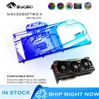 Водяной блок Bykski для графического процессора EVGA RTX 3090 3080 FTW3 ULTRA, кулер для игровых графическая карта VGA, синхронизация с MOBO RGB, N-EV3090FTW3-X