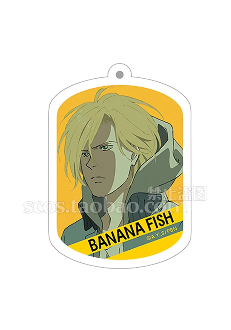 Двусторонний акриловый брелок для косплея Окумура Eiji из японского аниме банан