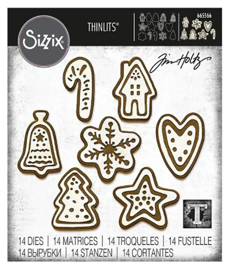

Cookie Christmas Ornaments Cutting Dies DIY Scrapbooking Embossed Template Metal Cutting Dies Card Gift Dies Stencil For Decor