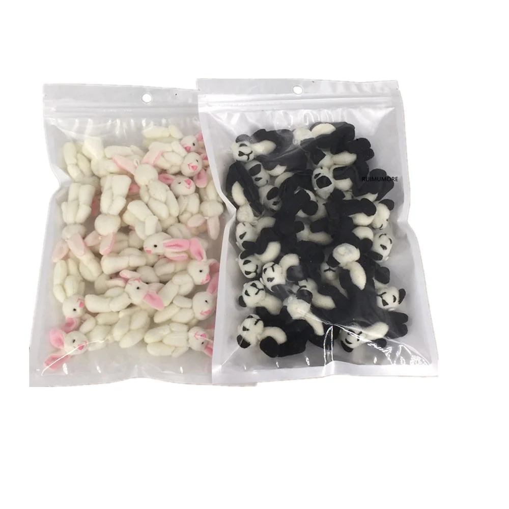 Новый Кролик кукла панда прибл. 4 5 см Мягкая Плюшевая игрушечная Аксессуары