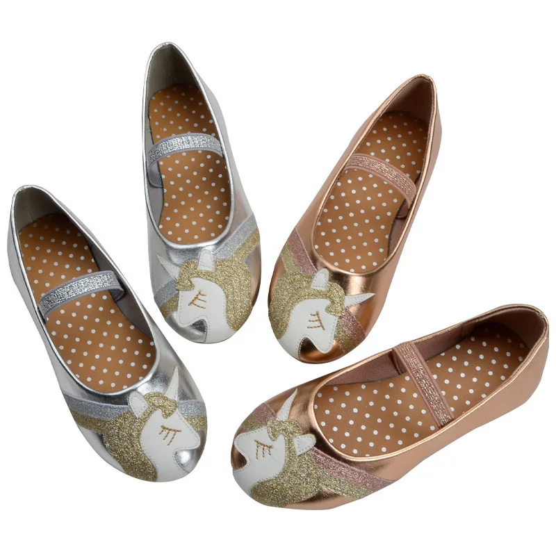 

Children's Fashion Princess Single Shoes Summer 2021 New Girl Casual Cartoon Embroidered Breathable Soft Bottom Kids Shoes GS30
