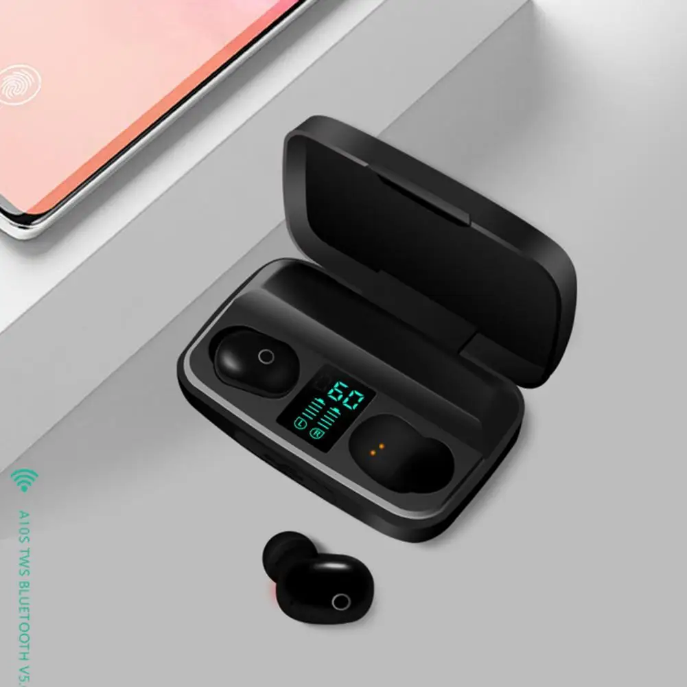 

A10S TWS Mini Bluetooth 5.0 Touch Control Stereo In-ear Wireless Earphones Earplugs Sport Headsets for Xiaomi