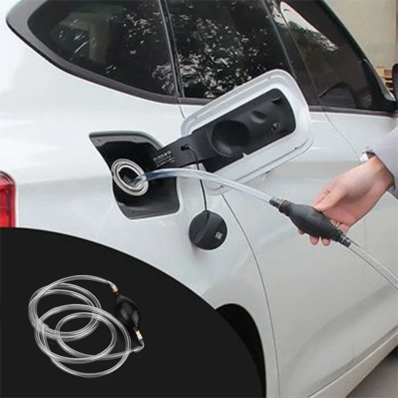 Ручной насос для переноса газа масла воды и жидкости сифон шланг автомобиля