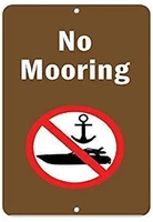 no mooring boatcanoe and kayak signsuitable for your barcaferestaurantkitchenswimming poolhotelclubgarage etc