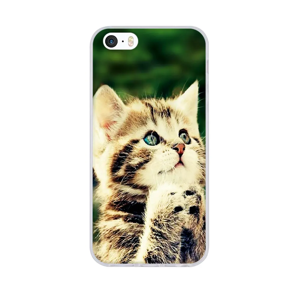 Чехол для iPhone 5 5S SE крышка 4 0 " силиконовая Мягкая задняя из ТПУ чехол Apple IPhone5