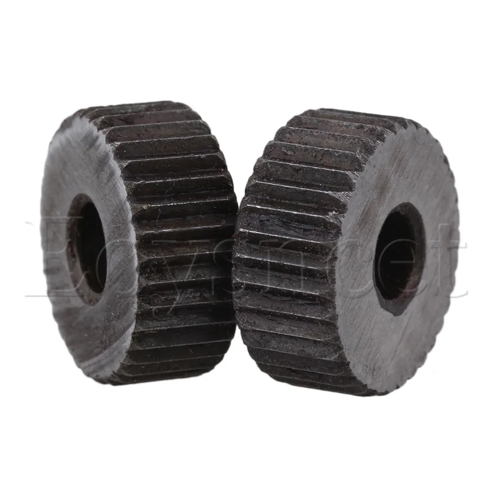 2 шт 1 6 мм Шаг 19 OD один прямой грубой узор линейный накатки колеса|Втулка| |