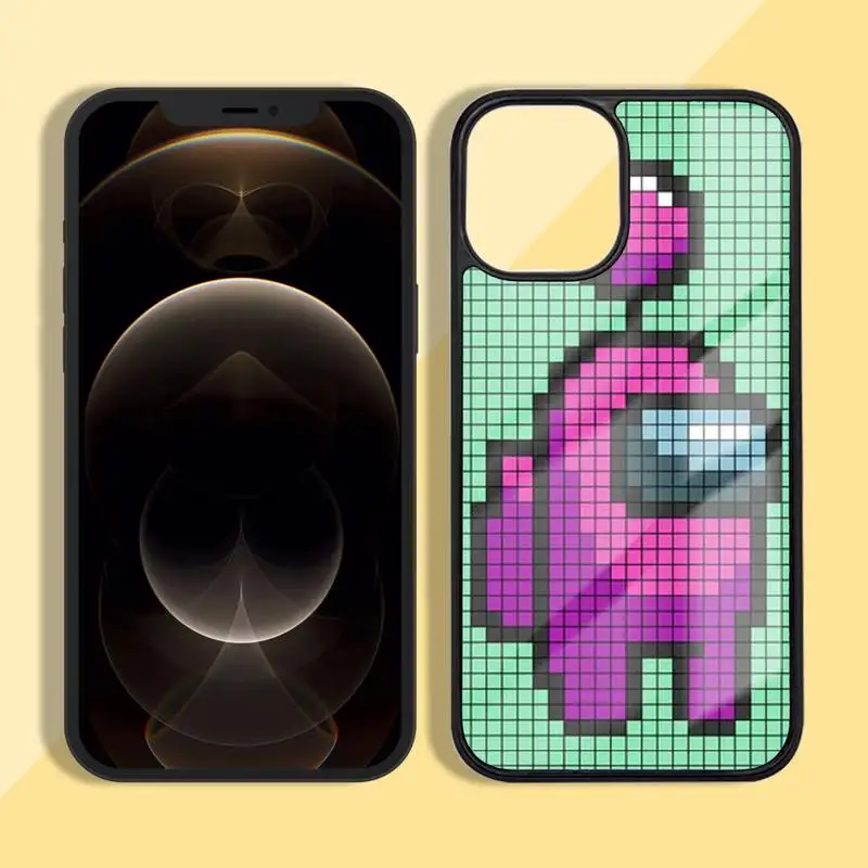 

Among Us Phone Case Silicone TPU+PC For iPhone 11 12 mini Pro MAX 6 7 8 Plus X XR XS