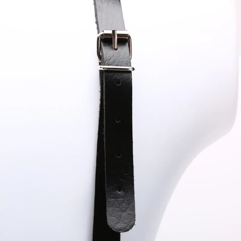 Сексуальная искусственная кожа выдалбливают кроп Топ О Кольцо Регулируемая